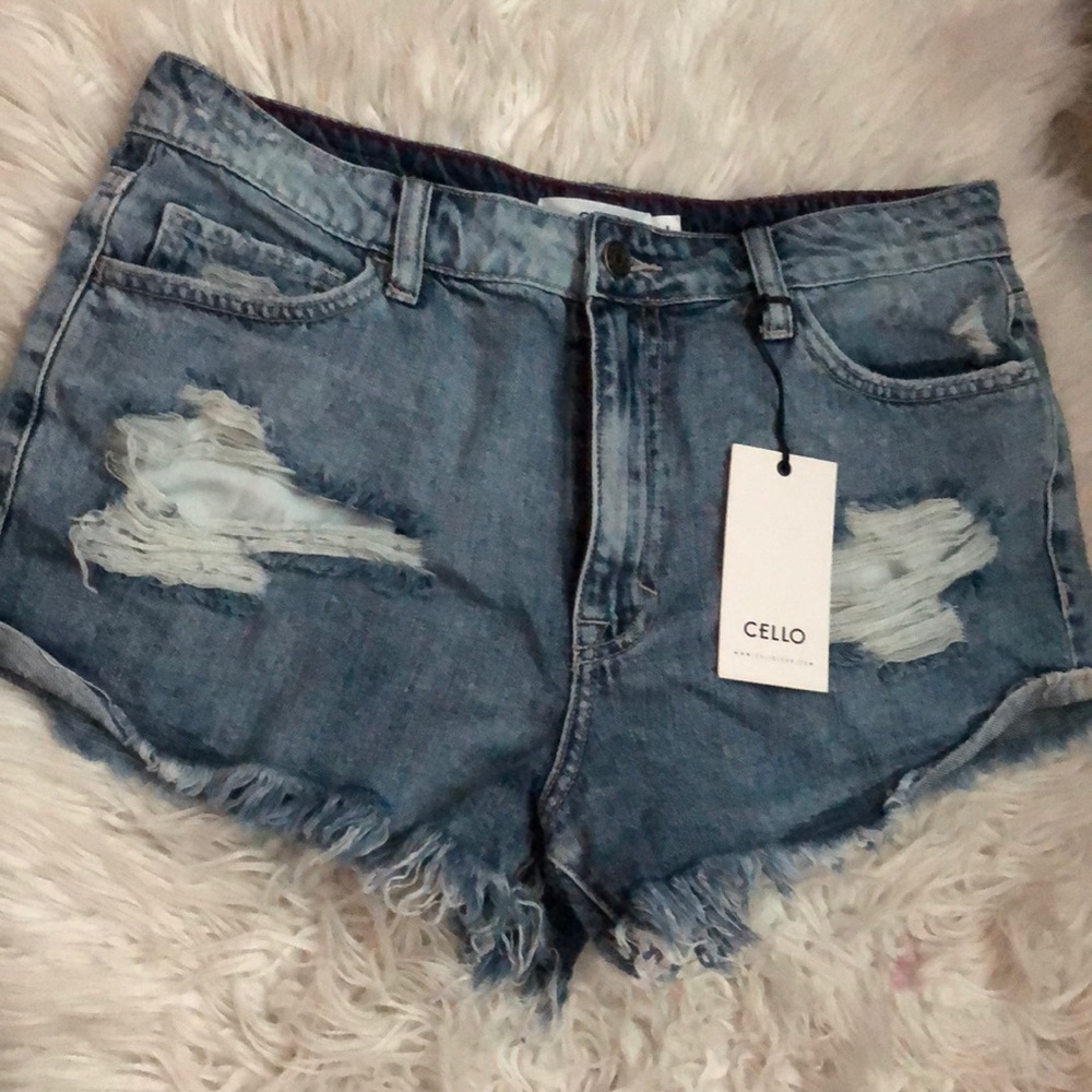 High waisted shorts